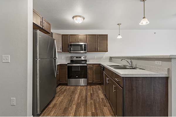 Stylish Kitchen at Red Rock Apartments, South Dakota